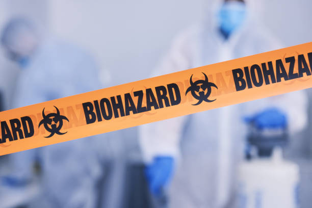 Professional Infectious Disease Decontamination technician working in Piru, CA